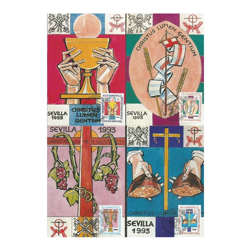 Watykan 1993, Kongres eucharystyczny Sewilla. Karty maksimum