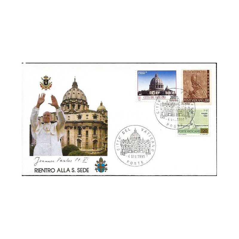 Watykan 1995, Papież Jan Paweł II, Belgia. Powrót