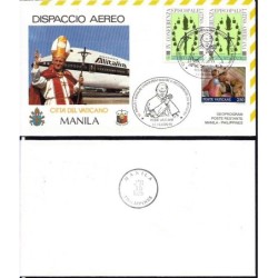 Watykan 1995, Papież Jan Paweł II, Filipiny. Lot