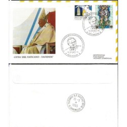 Watykan 1995, Papież Jan Paweł II, Kamerun. Lot