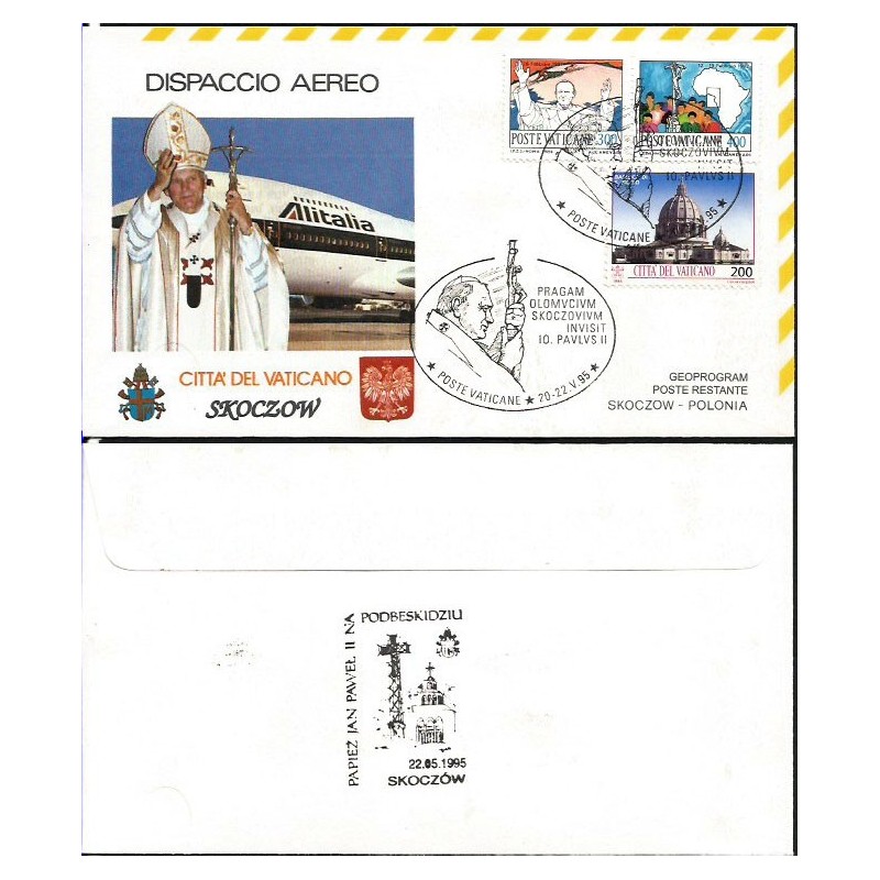 Watykan 1995, Papież Jan Paweł II, Polska. Lot