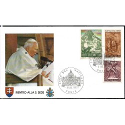 Watykan 1995, Papież Jan Paweł II, Słowacja. Powrót