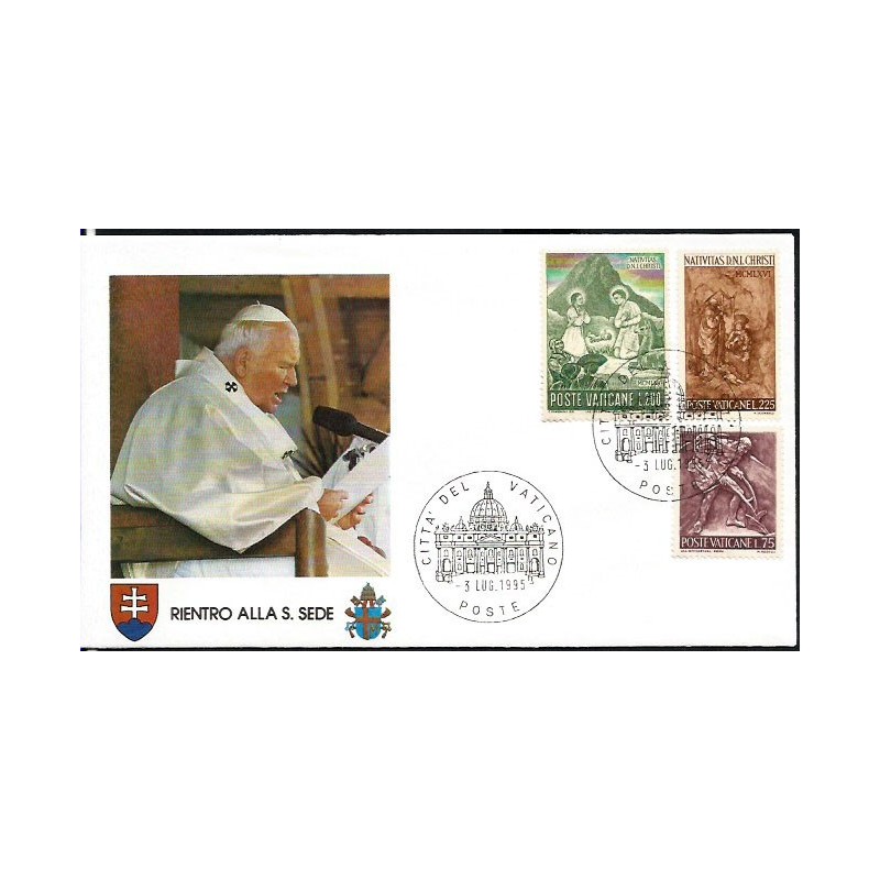 Watykan 1995, Papież Jan Paweł II, Słowacja. Powrót
