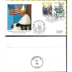 Watykan 1995, Papież Jan Paweł II, USA, ONZ. Lot