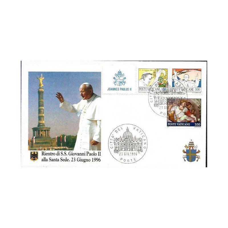 Watykan 1996, Papież Jan Paweł II, Niemcy. Powrót