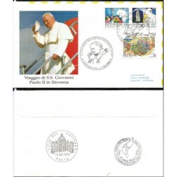 Watykan 1996, Papież Jan Paweł II, Słowenia. Lot