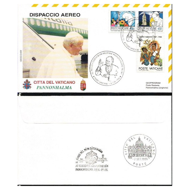 Watykan 1996, Papież Jan Paweł II, Węgry. Lot