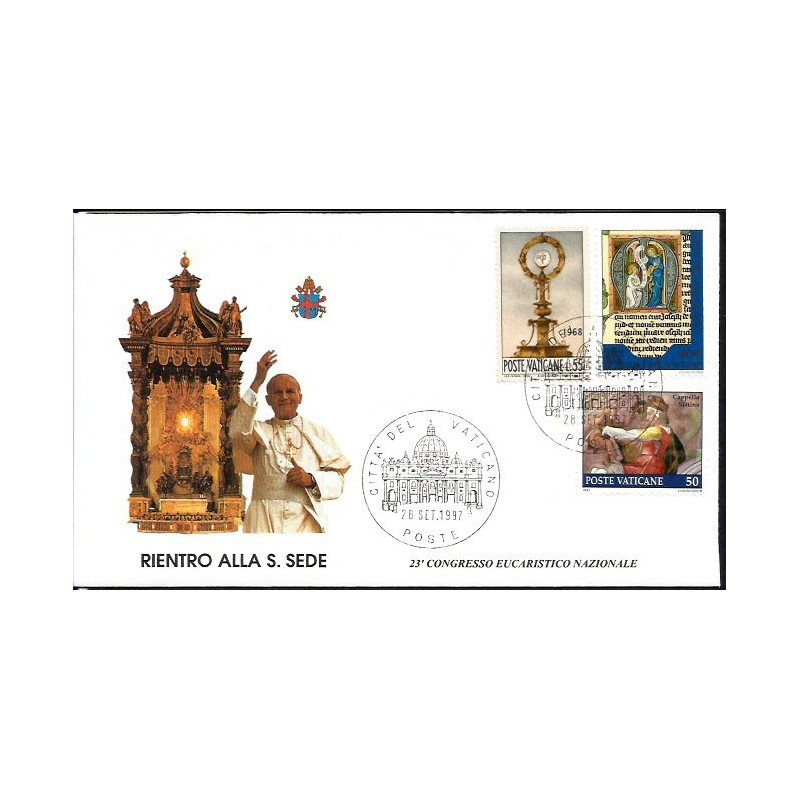 Watykan 1997, Papież Jan Paweł II, Bolonia. Powrót