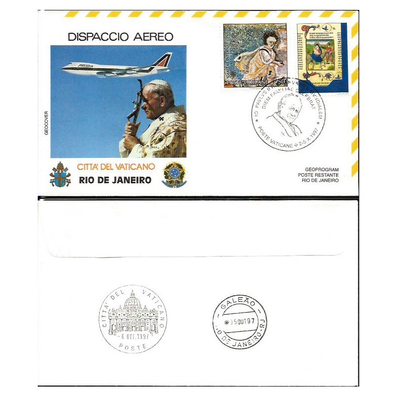 Watykan 1997, Papież Jan Paweł II, Brazylia. Lot