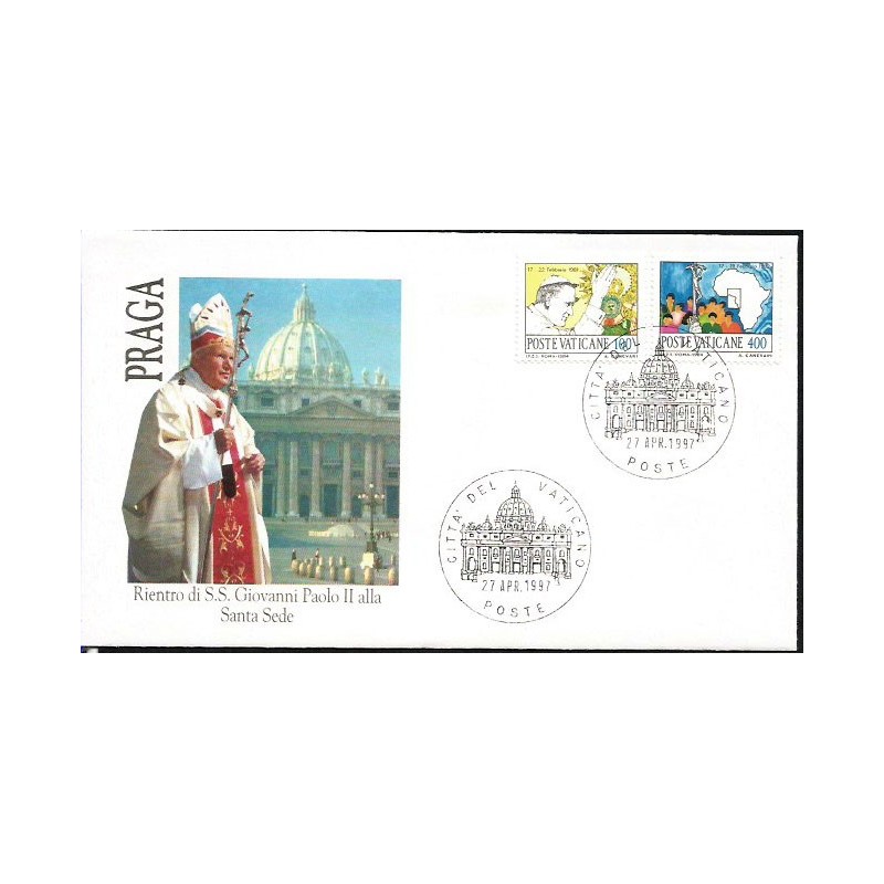 Watykan 1997, Papież Jan Paweł II, Czechy. Powrót