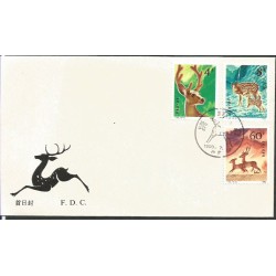 Chiny 1980, Fauna, pożar. FDC