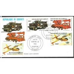 Dżibuti 1984, Straż pożarna. FDC