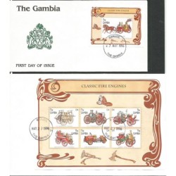 Gambia 1996, Straż pożarna. 2 FDC