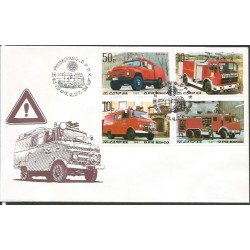 Korea Pn 1987, Straż pożarna. FDC