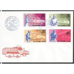 Korea Pn 1989, Straż pożarna, pogotowie. FDC