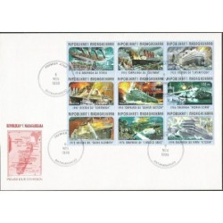 Madagaskar 1998, Statki, katastrofy, straż pożarna. FDC