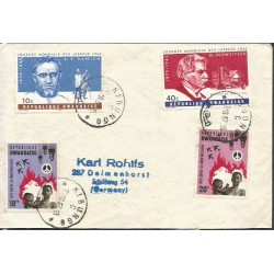 Rwanda 1967, Pożar, medycyna. Znaczki na liście