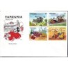 Tanzania 1990, Disney, straż pożarna. FDC