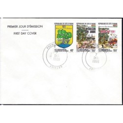 Wybrzeże Kości Słoniowej 1988, Pożar, fauna. FDC