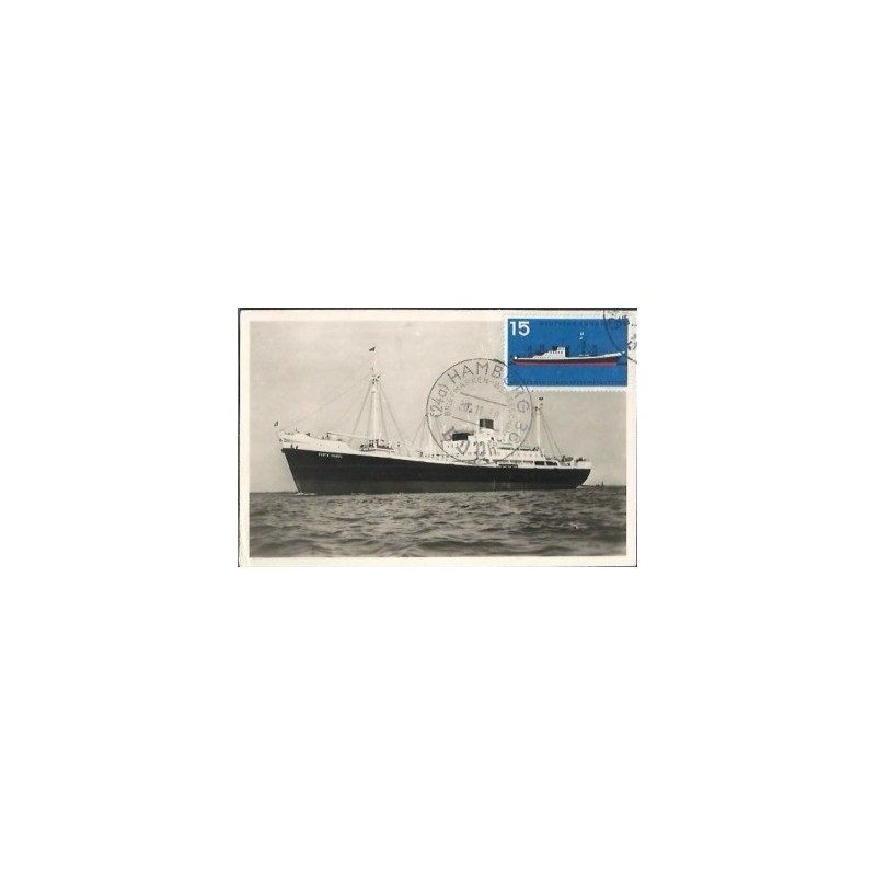 Niemcy 1958, Statek. Karta maksimum
