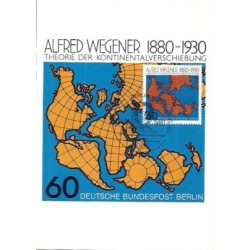 Niemcy 1980, A. Wegener, geologia. Karta maksimum