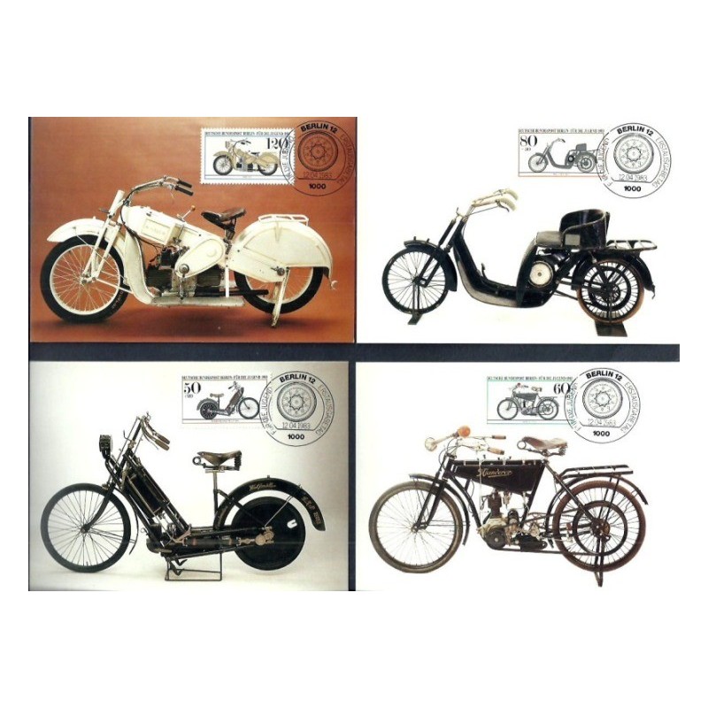 Niemcy 1983, Motocykle. 4 karty maksimum