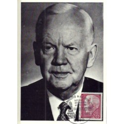 Niemcy 1983, Prezydent H. Lubke. Karta maksimum