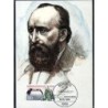 Niemcy 1984, A. Brehm, zoologia, ptak, bocian. Karta maksimum