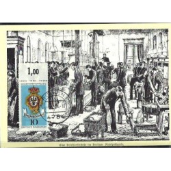 Niemcy 1984, Dzień znaczka, szyld pocztowy. Karta maksimum
