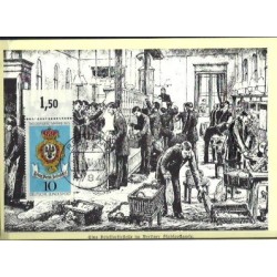 Niemcy 1984, Dzień znaczka, szyld pocztowy. Karta maksimum