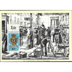 Niemcy 1984, Dzień znaczka, szyld pocztowy. Karta maksimum