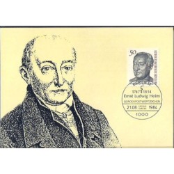 Niemcy 1984, Ernst Ludwig Heim, medycyna, botanika. Karta maksimum