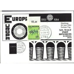 Niemcy 1984, EUROPA CEPT. Karta maksimum