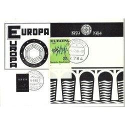 Niemcy 1984, EUROPA CEPT. Karta maksimum