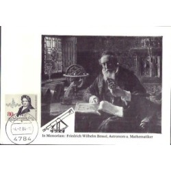 Niemcy 1984, F. W. Bessel, astronomia, matematyka. Karta maksimum