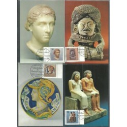 Niemcy 1984, Muzeum, sztuka, zabytki. 4 karty maksimum
