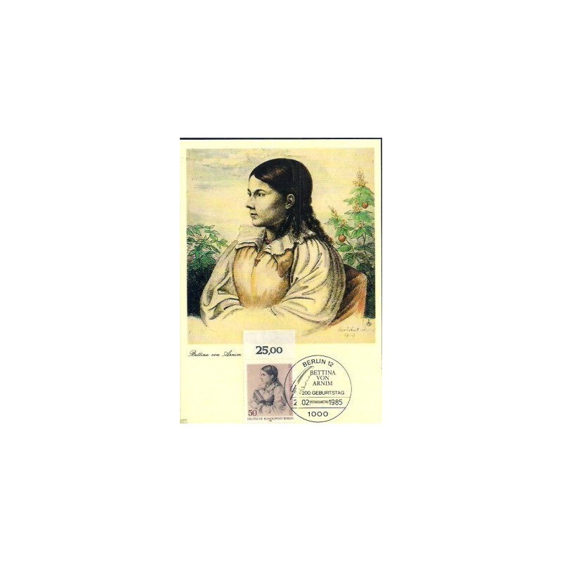 Niemcy 1985, B. von Arnim, literatura. Karta maksimum