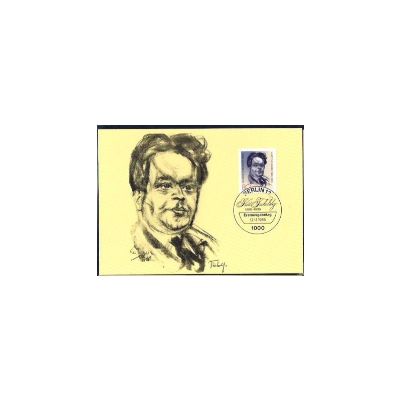 Niemcy 1985, K. Tucholsky, literatura, dziennikarstwo. Karta maksimum