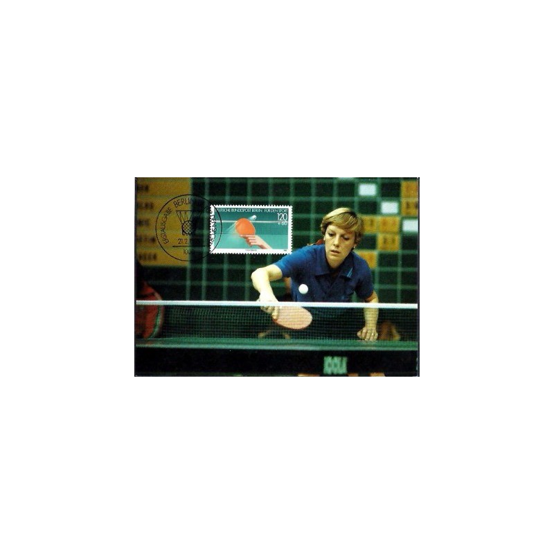 Niemcy 1985, Tenis stołowy. Karta maksimum