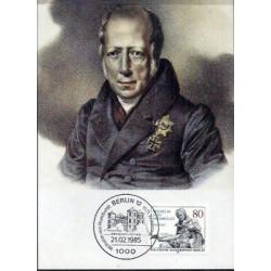 Niemcy 1985, W. Humboldt, filozof, językoznawca, polityk. Karta maksimum