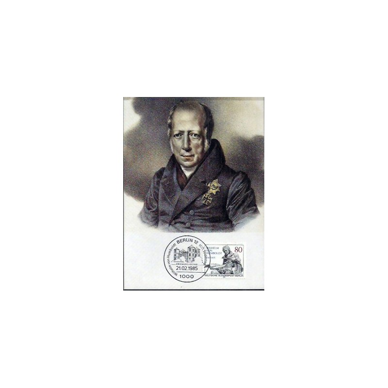 Niemcy 1985, W. Humboldt, filozof, językoznawca, polityk. Karta maksimum