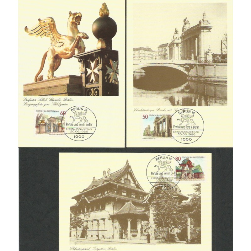 Niemcy 1986, Architektura. 3 karty maksimum