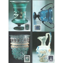 Niemcy 1986, Szkło i wyroby ceramiczne. 4 karty maksimum