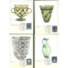 Niemcy 1986, Szkło i wyroby ceramiczne. 4 karty maksimum