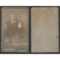 Lubliniec, fotografia gabinetowa, zdjęcie na kartoniku
