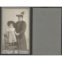 Strzegom, fotografia gabinetowa, zdjęcie na kartoniku