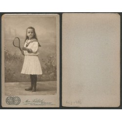 Wrocław, tenis, fotografia gabinetowa, zdjęcie na kartoniku