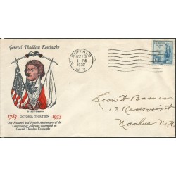 USA 1933, Tadeusz Kościuszko. FDC