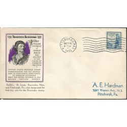 USA 1933, Tadeusz Kościuszko. FDC