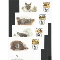 Botswana 1995, WWF: hiena. FDC